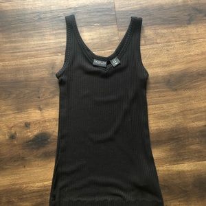 Fitted black tank top from TJ MAXX